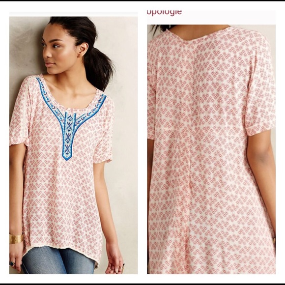 Anthropologie Tops - Anthropologie Holding Horses Aron Boho Tunic Top